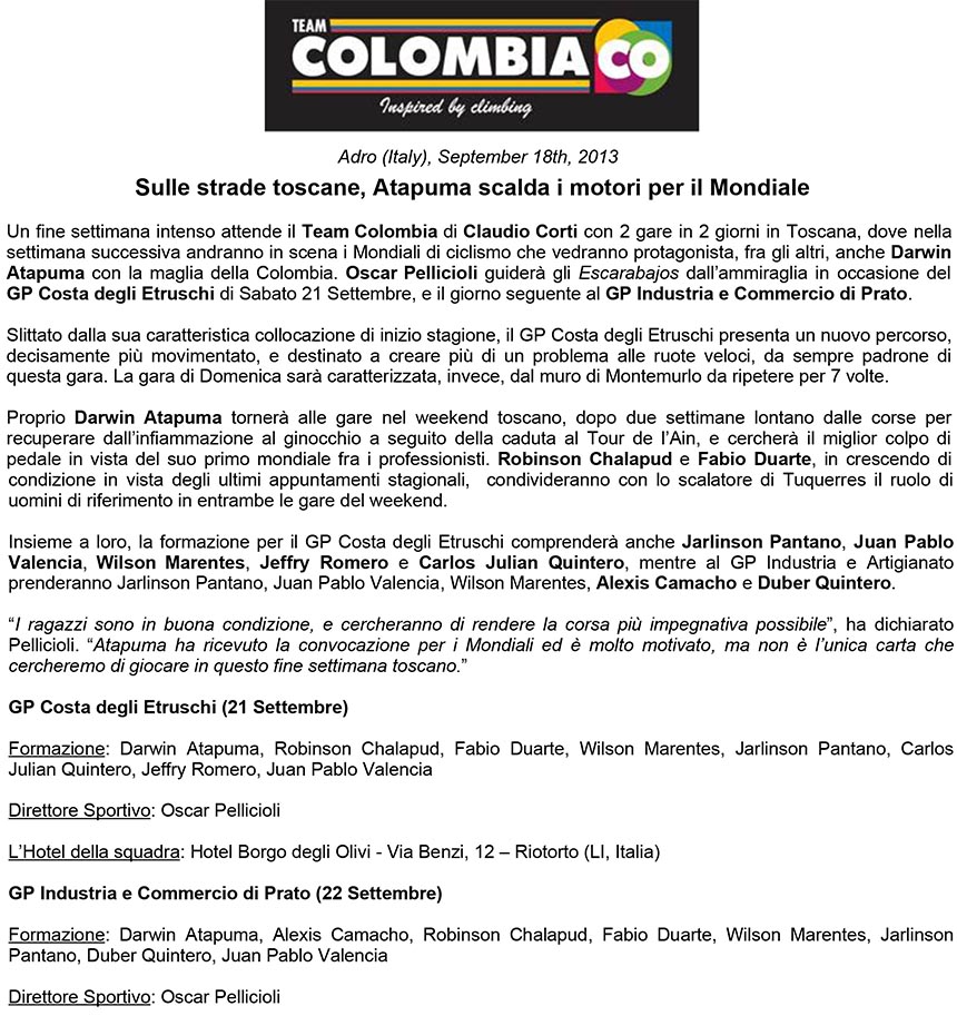 COLOMBIA MONDIALE